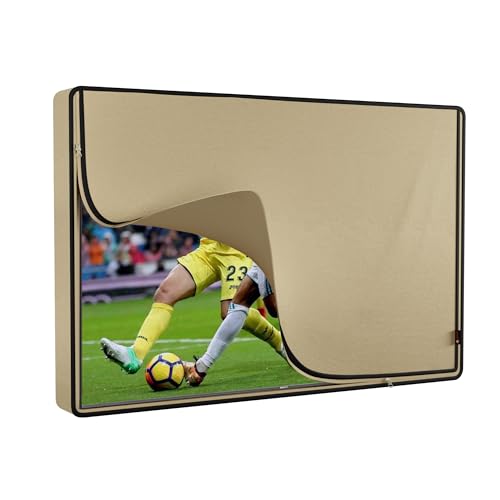 iBirdie Outdoor Waterproof and Weatherproof TV Cover with Zipper Outside Flat Screen