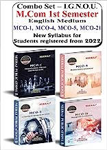 M.COM FIRST SEMESTER (ENGLISH MEDIUM) (NEW SYLLABUS)- MCO-1,4,5,21