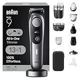 Braun All-In-One Style Kit Series 9 9440, 13-in-1 Trimmer for Men with Beard Trimmer, Body Trimmer for Manscaping, Hair Clippers & More, Braun’s Sharpest Blade, 40 Length Settings, Rechargeable 180-minute Battery Cordless Runtime and 100% Waterproof