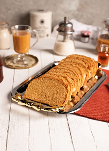Thane Khasta Rusk/Toast/Crunchy Khasta Rusk/Toast/Breakfast Toast/Rusk/Tea Snacks-300g(150g*2Pac)