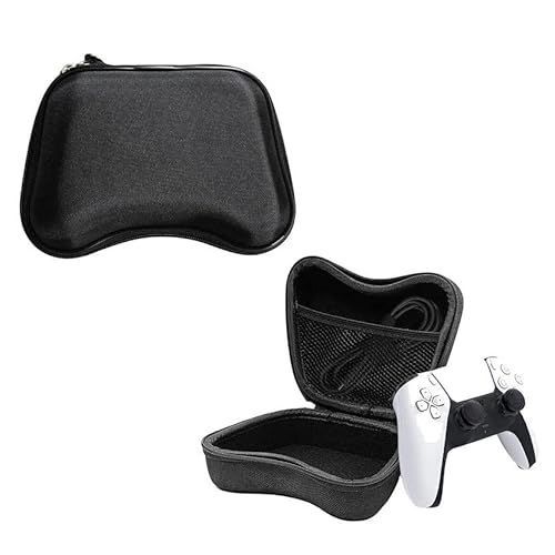GadgetBite Game Controller EVA Case Compatible with Xbox One, Xbox, Xbox 360, PS3, PS4, PS5 PS2 or One S Wireless Controller, Game Controller Holder Hard Shell Protective Cover Storage Case(Black)