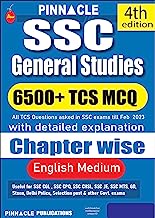 SSC General Studies 6500 TCS MCQ chapter wise english medium 4th edition