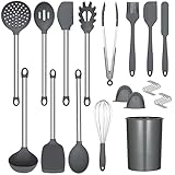 Kitchen Utensils Set, 27pcs Cooking Utensils Set, Non-Stick Silicone Spatula Set, Kitchen Appliances Utensil Sets