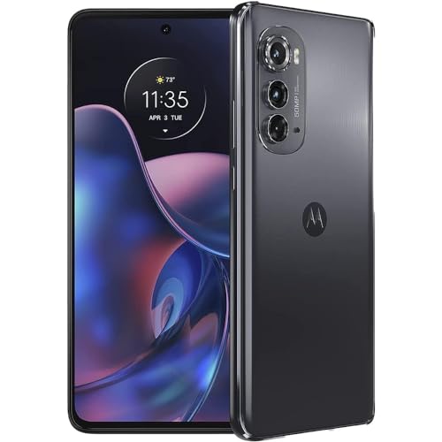 Motorola Moto Edge 5G (2022) 128GB + 8GB RAM, 50MP Camera Unlocked - Mineral Gray (Renewed)