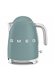 Smeg KLF03EGMUS Kettle Emerald Green, Aesthetic 50's Style