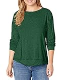T Shirts for Womens Loose Fit Short Sleeve Casual Tops Cotton Ladies Tshirts Pullover Tees Crew Neck Side Split Tops