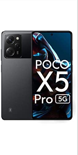Book Cover Poco X5 Pro 5G (Astral Black, 128 GB) (6 GB RAM)