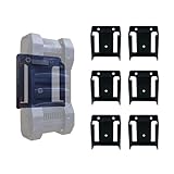 StealthMounts Battery Mounts for Hilti Nuron 22v | Cordless Battery Holders for Hilti Nuron 22v Power Tools | 6 Pack | Black Battery Organisers for Hilti Nuron 22v