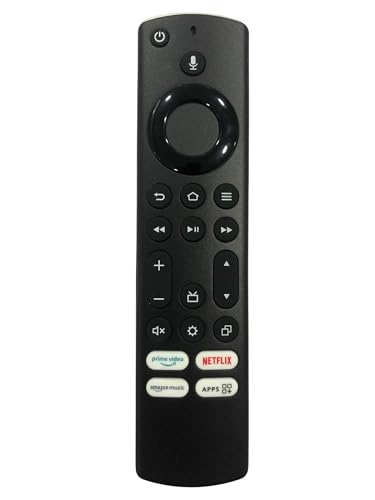Upix Compatible Amazon Basics Smart TV LCD/LED Remote No. 1017 | with Voice| Exactly Same Remote Will Only Work | NOT for Amazon FIRE TV Stick | Pairing is Required