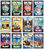 Dogman Series 1-12 Complete Books Set by Dav Pilkey