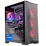 Skytech Gaming Chronos Gaming PC Desktop – Intel Core i7 13700K 3.4 GHz, NVIDIA RTX 4070, 1TB NVME SSD, 32GB DDR5 RAM RGB, 750W Gold PSU, 360mm AIO, 11AC Wi-Fi, Windows 11 Home 64-bit,Black