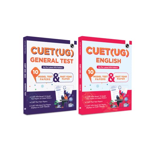 Physics Wallah CUET UG Mock Test General Test and English Combo (Common University Entrance Test 2023) Set of 2 books