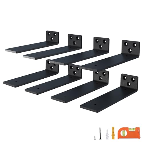NEODROP Floating Shelf Brackets for Wood Stud