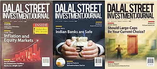 Dalal Street Investment Journal March April and May 2023 Editions Pack of 3 - Business and Investment Magazine