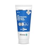 The Derma Co Sali-Cinamide Anti-Acne Face Wash with 2% Salicylic Acid & 2% Niacinamide - 80 ml | Clears Acne & Marks | Removes Excess Oil