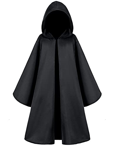 TOGROP Knight Costume for Kids Robe Hooded Cloak Boys Girls Cosplay 3-14 Years