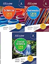 Arihant CBSE Class 10 All in One Science + Maths + SST 202324/Ed for 2024 Exams Set of 3 Books