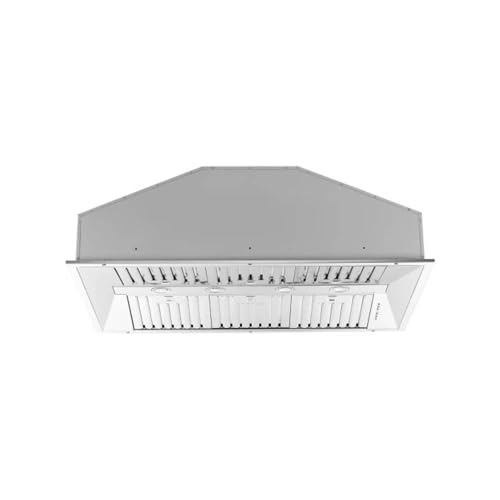 Forno Altilia 48" Inch. Built-in/Insert Range Hood with 1200 CFM Double Motor and 4 Speed Touch Control - Stainless Steel Kitchen Vent Hood with Baffle Style Filters and 2 Halogen Lights