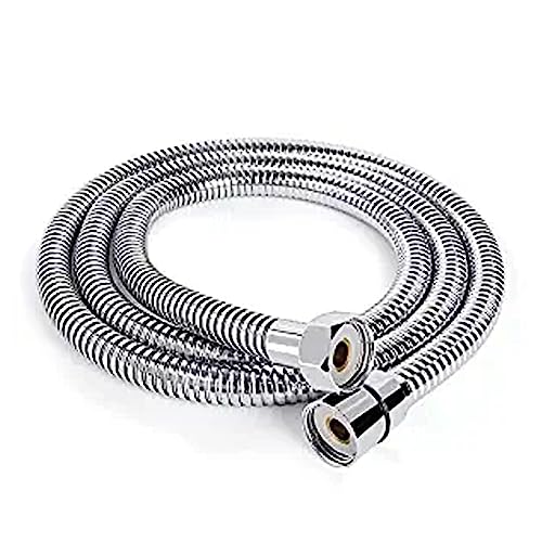 BonKaso Stainless Steel 304 Rust Free Flexible for Health Faucet Hand Showers Hose Pipe Length 1M Extension