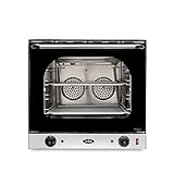 KWS CO-3 1600W Half Size Commercial Countertop Convection Oven, 2 Cu. Ft. - 120V, 4-Tier Toaster w/Front Glass Door, Electric Baking Oven