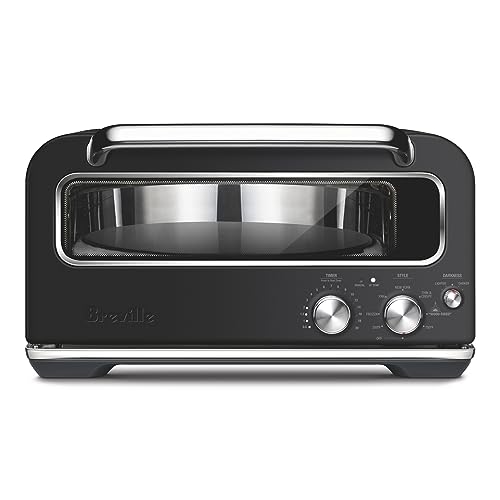 Breville BPZ820BTR Smart Oven Pizzaiolo Countertop Pizza Maker, Black Truffle