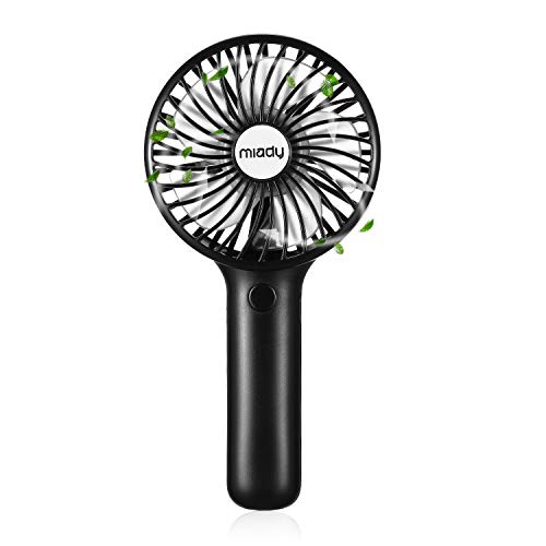 Upgraded 5000mAh Portable Handheld Fan 3 Speed Mini USB Strong Wind 7-20 Hours Runtime Personal Electric Small Fan for Travel Office Outdoor