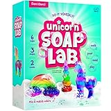 Unicorn Soap Making Kit - Girls Easter Crafts DIY Project Age 6+ Year Old Kids - Girl Gifts - Science STEM Activity Teenage Gift - Make Your Own Soaps Kits - Craft Toys Ages 6 7 8 9 10 11 12
