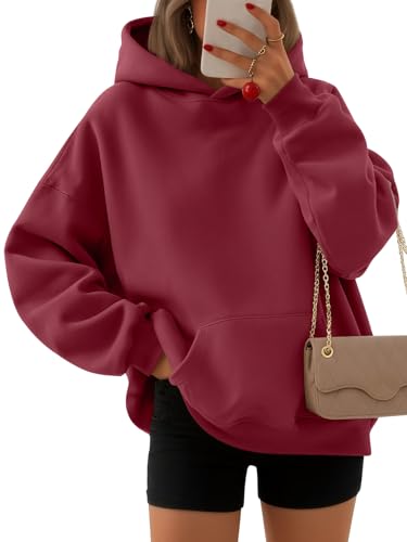 EFAN Womens Hoodies Oversized Sweatshirts Pullover Fleece Sweaters Long Sleeve Winter Fall Outfits Fashion Y2k Clothes