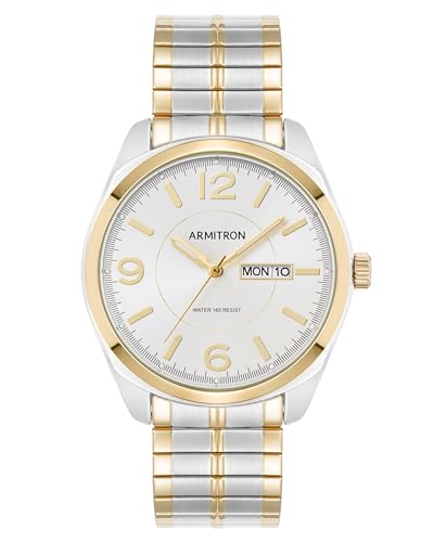 Armitron Men's Day-Date Function Expansion Band Watch, 20-4591