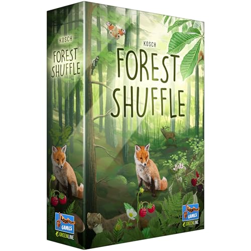 Lookout Games Forest Shuffle Card Game - Create an Ecological Paradise! Clever Strategy Game for Kids & Adults, Ages 10+, 2-5 Players, 60 Min Playtime, ECO-Friendly Packaging