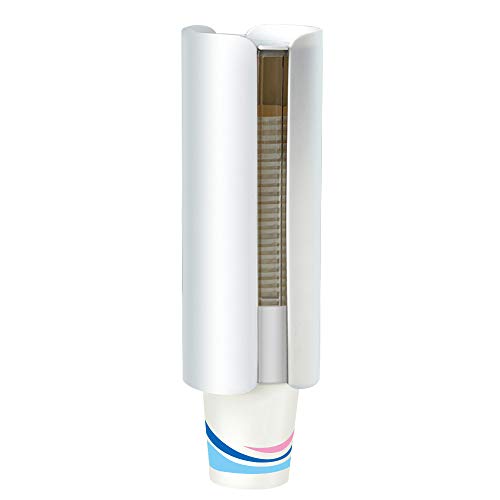 IWNTWY Cup Dispenser, Pull Type Wall Mount Cup Holder, Water Cooler Cup Dispenser or Home Office Hospital Cups Organizer, Paste or Screw Install