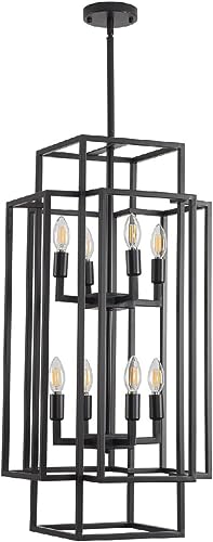 Sdorens Chandelier, Lantern Tiered Pendant Light