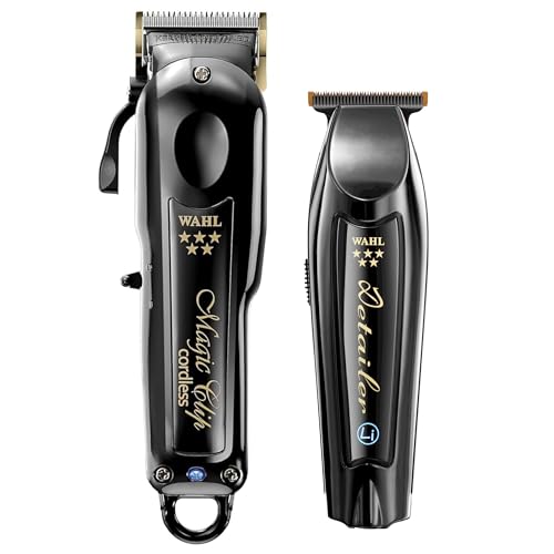 Wahl Professional Cordless Barber Combo, Magic Clip & Detailer Li, Lithium-Ion Battery, 100-Minute Run Time