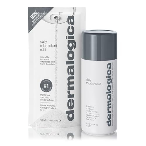 Dermalogica Daily Microfoliant, Face Exfoliator Scrub Powder with Salicylic Acid and Papaya Enzyme, Achieve Brighter, Smoother Skin Daily