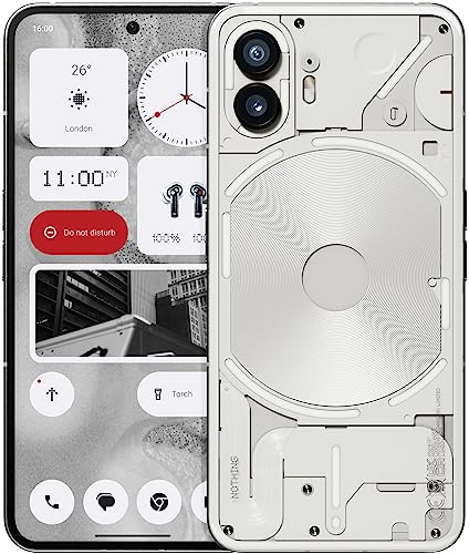 Nothing Phone (2) - 512 GB + 12 GB Ram, Glyph Interface, Nothing OS 2.0, 50 MP Dual Camera, OIS, 6.7” LTPO OLED Display, 4700mAh Battery, Water Resistant IP54, LTE, GSM only, Android Phone, White