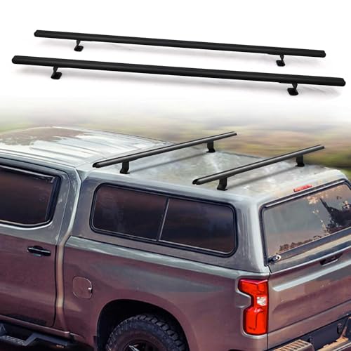 MELIPRON Truck Cap & Topper Ladder Roof Rack Adjustable Van Rack for Kayak Canoe Lumber Pipe
