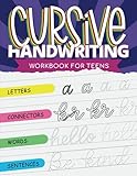 Cursive Handwriting Workbook for Teens