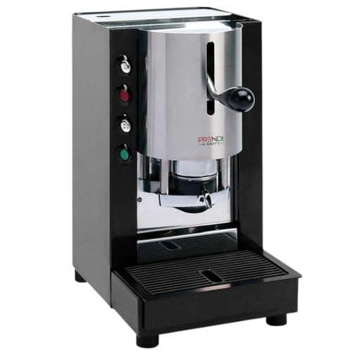 Prendi Il caffe ESE Pod Espresso Machine – Spinel Pinocchio Coffee Maker for 44mm Paper Pods, Made in Italy, Compact Automatic Espresso Machine for Home & Office, Includes 100 Free ESE Pods