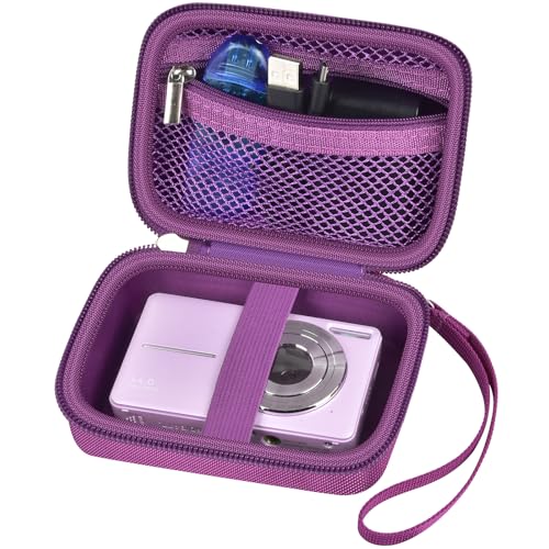 Case Compatible with VAHOIALD FHD 1080P Digital Camera/for CAMKORY Digital Point and Shoot/for Kodak PIXPRO FZ45-BK 16MP Vlogging/for IWEUKJLO/for Nsoela, Holder for SD Card More