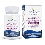 Nordic Naturals Women’s Multivitamin One Daily - Skin, Hair, Energy, & Bone Support - Immunity Supplement - 20 Essential Nutrients - 30 Tablets - 30 Servings