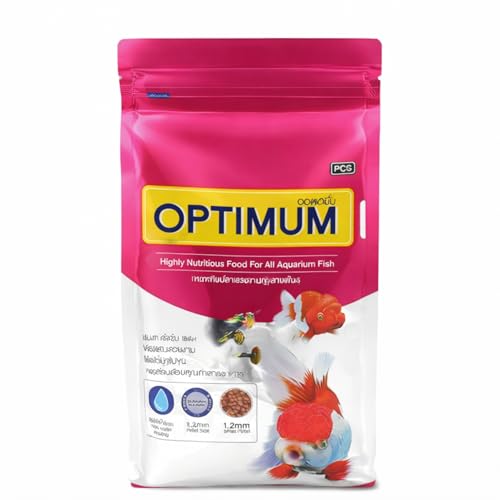 TED TABBIES New Optimum Fish Food -1Kg Highly Nutritious Fish Food for All Aquarium Fish (MiniPellet) Pouch | Highly Digestible by, all life stages