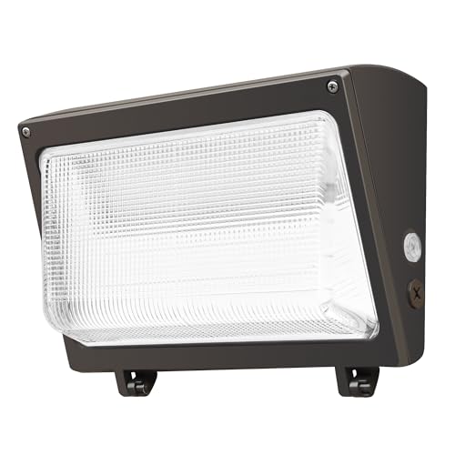 hykolity Outdoor LED Wall Pack Light with Dusk to Dawn Sensor, 1 Pack