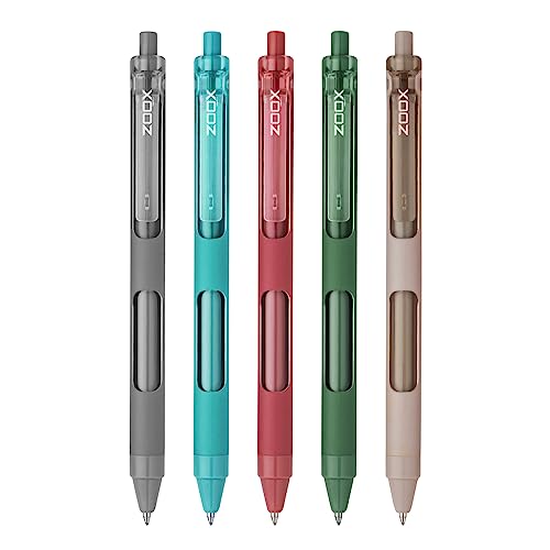 FLAIR Zoox F7 0.7mm Retractable Roller Gel Pen | Minimalistic Design Rubberised Body For Better Grip