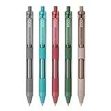 FLAIR Zoox F7 0.7mm Retractable Roller Gel Pen | Minimalistic Design Rubberised Body For Better Grip