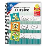 Carson Dellosa Beginning Traditional Cursive Handwriting Workbook for Kids, Handwriting Practice for Cursive Alphabet and Numbers (Learning Spot)