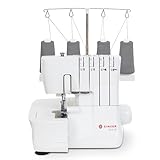 SINGER S14-78 Serger with Accessory Kit | Overlock Machine with 2-3-4 Stitch Capability, 1200 Stitches/Minute, Differential Feed, LED Light & Free Arm, White