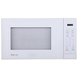 Magic Chef 1000 Watt Compact Small Microwave Oven, White