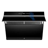 Tieasy Under Cabinet Range Hood 30 inch,Wall Mount Kitchen Hood 900 CFM with Heating Auto-cleaning Function, Gesture& Touch Control,Tempered Glass Surface Vent Hood 3 Speed Exhaust Fan,Baffle Filters