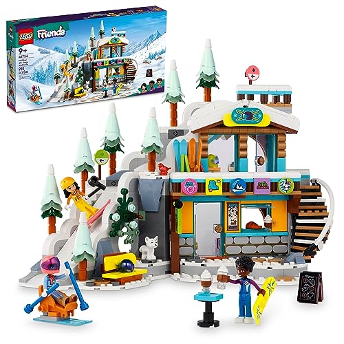 LEGO Friends Holiday Ski Slope and Café 41756 Building Toy Set,