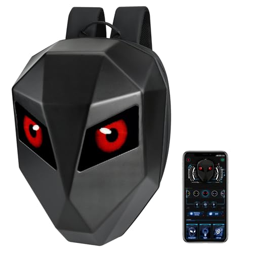 DABASHAN Motorcycle Backpack with LED Display